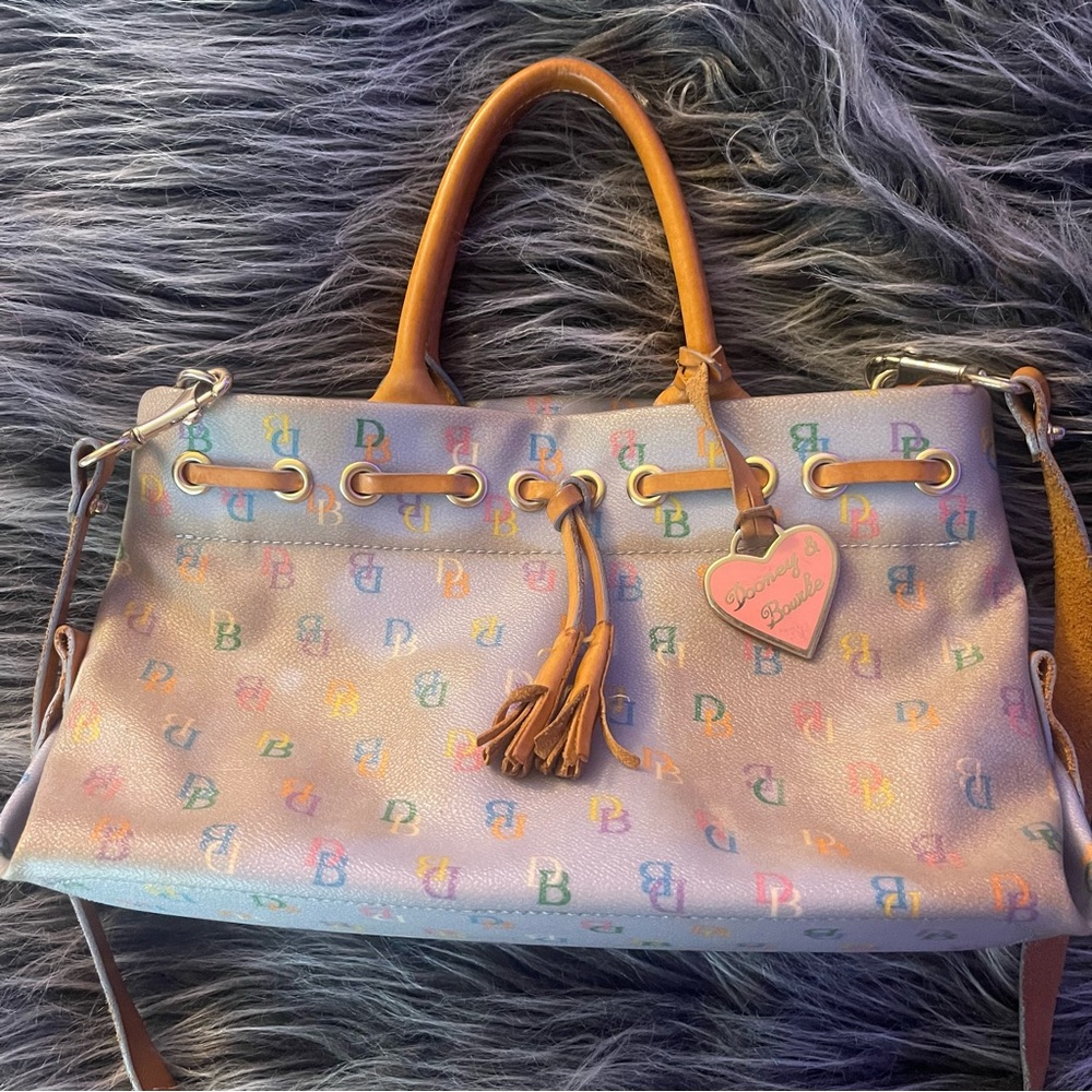 Dooney and Bourke Blue Rainbow Purse 🩵